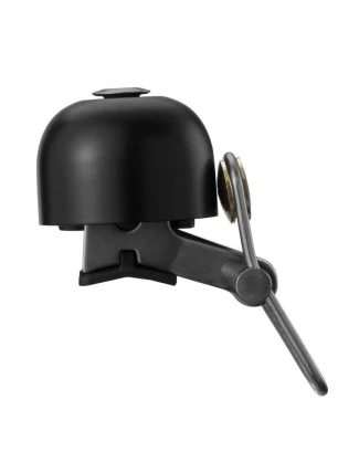 Rockbros retro ocelový zvonek na kolo černý