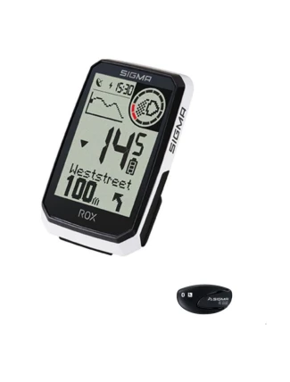 Sigma ROX 4.0 ENDURANCE HR SET bílá Sigma ROX 4.0 ENDURANCE HR SET bílá