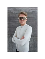 Cyklistická mikina POC M's Thermal Lite LS Jersey, béžová