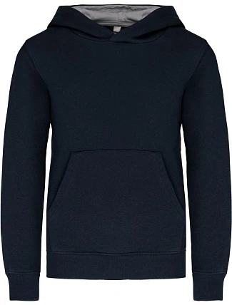 Kariban K 453 Dětská kontrastní mikina s kapucí 20.K453 navy/fine grey Kariban K 453 Dětská kontrastní mikina s kapucí 20.K453 navy/fine grey