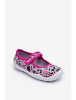 Dětské baleríny Befado 114X521 šedá-růžová Dětské baleríny Befado 114X521 šedá-růžová