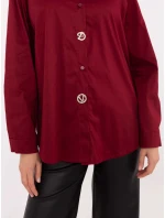 Košile DHJ KS 20132.04P bordó