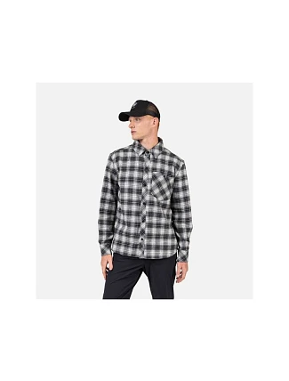 Pánská košile ROSSIGNOL RANCH PLAID SHIRT, černá Pánská košile ROSSIGNOL RANCH PLAID SHIRT, černá