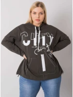 Mikina RV BL 7166.78P tmavá khaki Mikina RV BL 7166.78P tmavá khaki