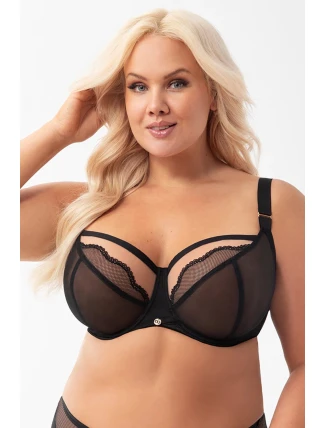Dámská podprsenka Ida K900 Černá - Gorsenia Dámská podprsenka Ida K900 Černá - Gorsenia
