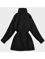 Dámská tenká bunda s větrovým límcem Goodlookin černá (P3-6302-1)