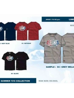 LEONE pánské tričko LSM978/S16 šedé "XL"