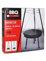 ZAHRADNÍ GRIL ZAVĚŠENÝ NA TROJNOŽCE 52CM