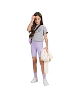 Dívčí kraťasy 4F CAS F028 fialové 4FJWSS26TSTIF028 51S Dívčí kraťasy 4F CAS F028 fialové 4FJWSS26TSTIF028 51S