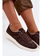 Sneakersy z veluru Vinceza 95400 Čokoládové