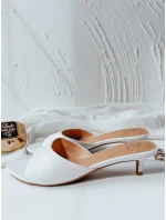 DORIMI dámské žabky bílé FashionStreet ZY0975