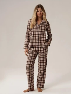 Pyžamo Atlantic NLP-505 dlouhé/r S-2XL pruhované