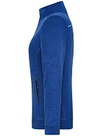 Daiber JN 897 Dámská pracovní pletená fleece bunda - Solid 02.0897 dark royal melange/navy Daiber JN 897 Dámská pracovní pletená fleece bunda - Solid 02.0897 dark royal melange/navy
