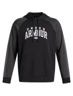 Pánská mikina Under Armour Rival Fleece Colorblock Hoodie black 6003958 001 pánská Pánská mikina Under Armour Rival Fleece Colorblock Hoodie black 6003958 001 pánská