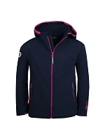 Trollkids Dívčí elastická bunda Kvalvika navy/magenta (329-114)