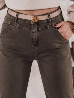 Dámské džínové kalhoty STREETSTYLE light brown FashionStreet UY2353