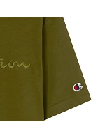 Pánské tričko Champion SS Tee olive 220273 GS585 pánské