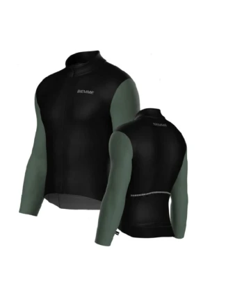 Biemme CLIMB tričko s dlouhým rukávem černá zelená XL