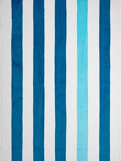 The One Towelling Towel Stripe Plážový ručník "Stripe" 48.1056 petrol/mint