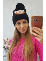 Dámská čepice Owl K340 černá Dámská čepice Owl K340 černá