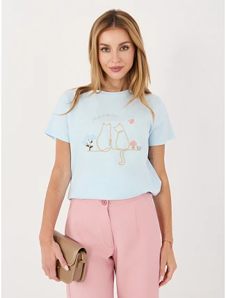 Tričko IR TS R2766.60 světle modré