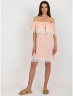 LK SK 506987 šaty.04X broskev LK SK 506987 šaty.04X broskev