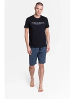 Dojo pyžamo 38883-99X Černá a tmavě modrá - Henderson Dojo pyžamo 38883-99X Černá a tmavě modrá - Henderson