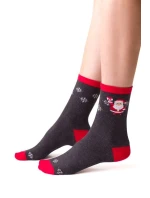 Ponožky Steven art.136 Świąteczne damskie 35-40