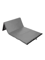 Šedá skládací gymnastická matrace 2400x1200x50mm HMS MGS01 Šedá skládací gymnastická matrace 2400x1200x50mm HMS MGS01