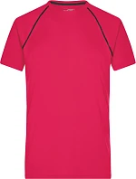 Daiber JN 496 Pánské funkční tričko 02.0496 bright pink/titan