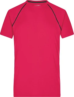 Daiber JN 496 Pánské funkční tričko 02.0496 bright pink/titan
