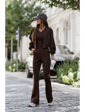 Dámská 3 dílná sada Lissa Tmavě hnědá - LaBalancia