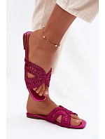 Dámské ploché fuchsiové Fariella