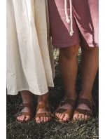 Dětské sandály na korkové platformě, zapínání na suchý zip, Camel Rorria Dětské sandály na korkové platformě, zapínání na suchý zip, Camel Rorria