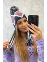 Dámská klapka na uši Eunika K322 navy blue