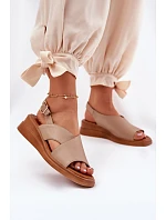 Dámské sandály ASA266-9 Quilara hnědé - Jezzi