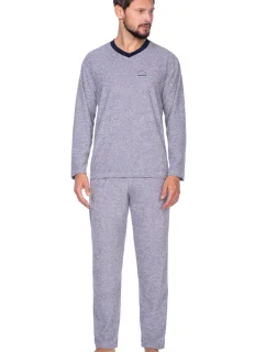 Pánské pyžamo 592 grey - REGINA