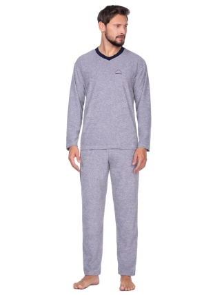Pánské pyžamo 592 grey - REGINA Pánské pyžamo 592 grey - REGINA