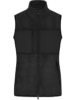Daiber JN 1309 Dámská fleecová vesta 02.1309 black/black