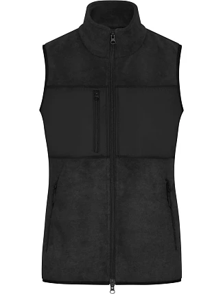 Daiber JN 1309 Dámská fleecová vesta 02.1309 black/black