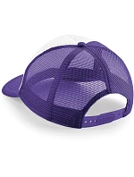 Beechfield B 645 5 panelová kšiltovka Vintage Trucker 53.0645 purple/white