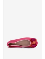 Kožené Baletky S Mašlí Maciejka P6801-15 Fuchsie Kožené Baletky S Mašlí Maciejka P6801-15 Fuchsie