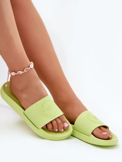 Dámské sandály limetkové 4FMM00FFLIF045-45S