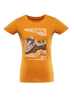 Dámské bavlněné triko ALPINE PRO BOLENA russet orange varianta pa