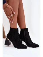 Boty na podpatku model 217191 Step in style Boty na podpatku model 217191 Step in style