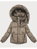 Dámská přechodná bunda oversize S'West beige (B2003-12) Dámská přechodná bunda oversize S'West beige (B2003-12)