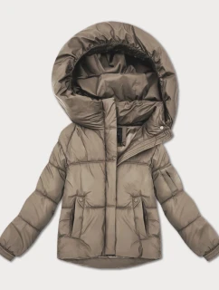 Béžová dámská oversize bunda pro přechodné období S'West (B2003-12)