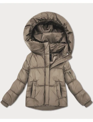 Béžová dámská oversize bunda pro přechodné období S'West (B2003-12)