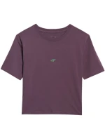 Dámské tričko 4F F2971 tmavě fialové 4FWAW25TTSHF2971 50S