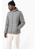 Kariban K 6110 Lehká pánská prošívaná bunda s kapucí 20.6110 marl dark grey Kariban K 6110 Lehká pánská prošívaná bunda s kapucí 20.6110 marl dark grey
